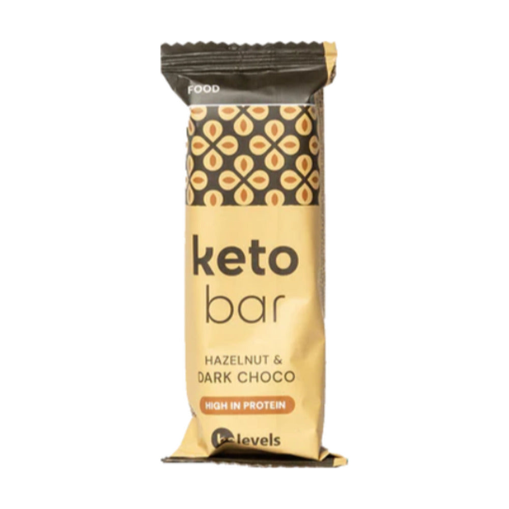 BELEVELS BARRITA KETO AVELLANA Y CHOCO NEGRO 40G