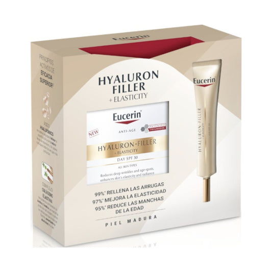 PACK EUCERIN HYALURON FILLER DÍA SPF 30 + CONTORNO DE OJOS