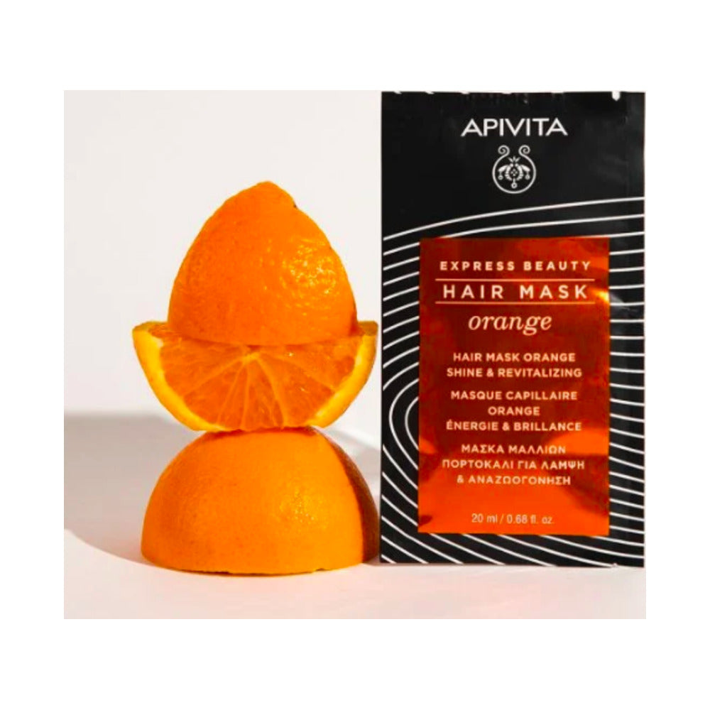 APIVITA MASCARILLA EXPRESS CAPILAR BRILLO NARANJA Y MIEL 1 SACHET