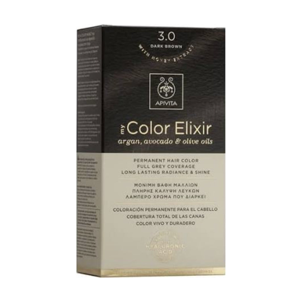APIVITA MY COLOR ELIXIR COLOR CASTAÑO OSCURO Nº 3.0