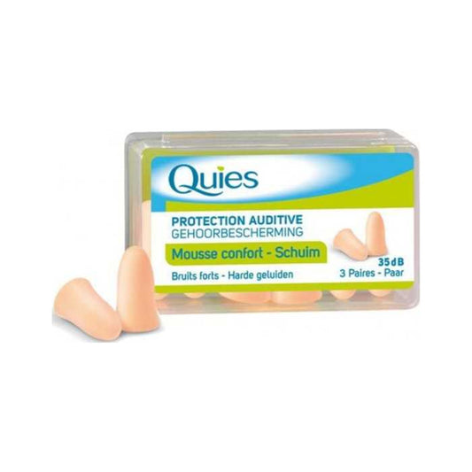 TAPONES OIDOS GOMA QUIES COLOR CARNE 6 U