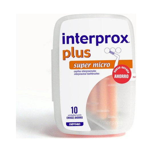 CEPILLO ESPACIO INTERPROXIMAL INTERPROX PLUS SUPER MICRO ENVASE AHORRO 10 U