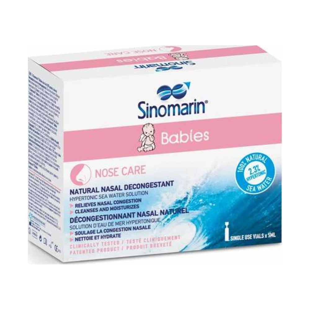 SINOMARIN BEBES LIMPIEZA NASAL  MONODOSIS 24 VIALES X 5 ML