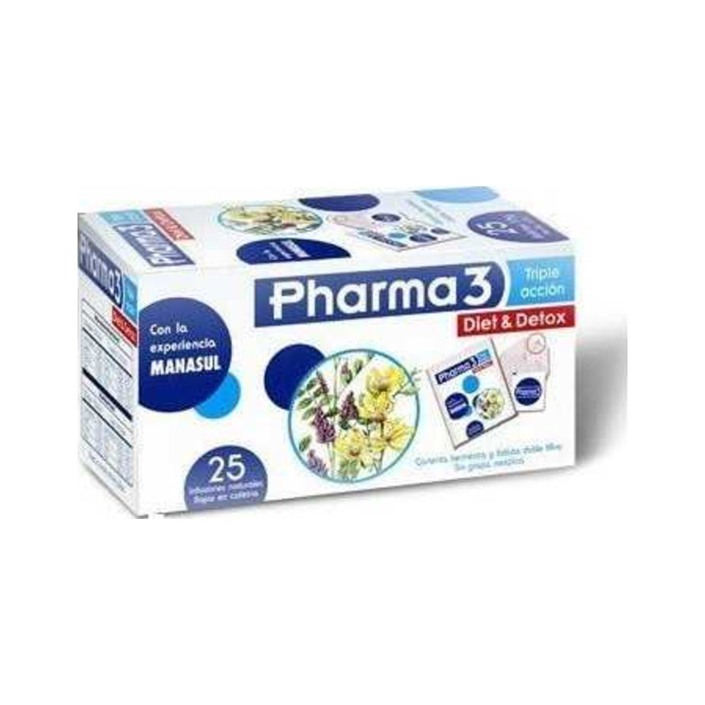 PHARMA3 DIET & DETOX  25 FILTROS 1,5 G