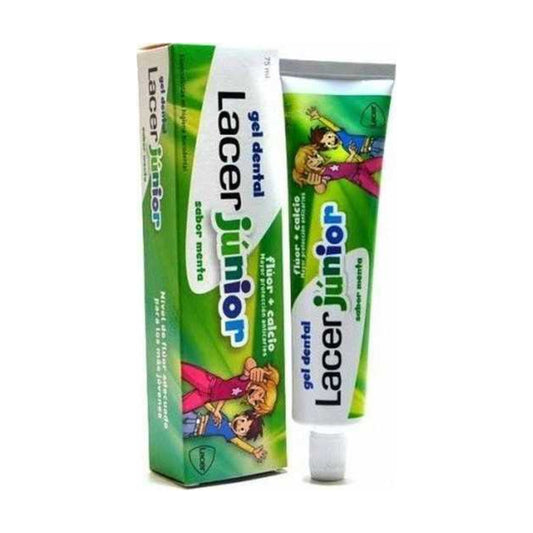 LACER JUNIOR GEL DENTAL  1 ENVASE 75 ML SABOR MENTA