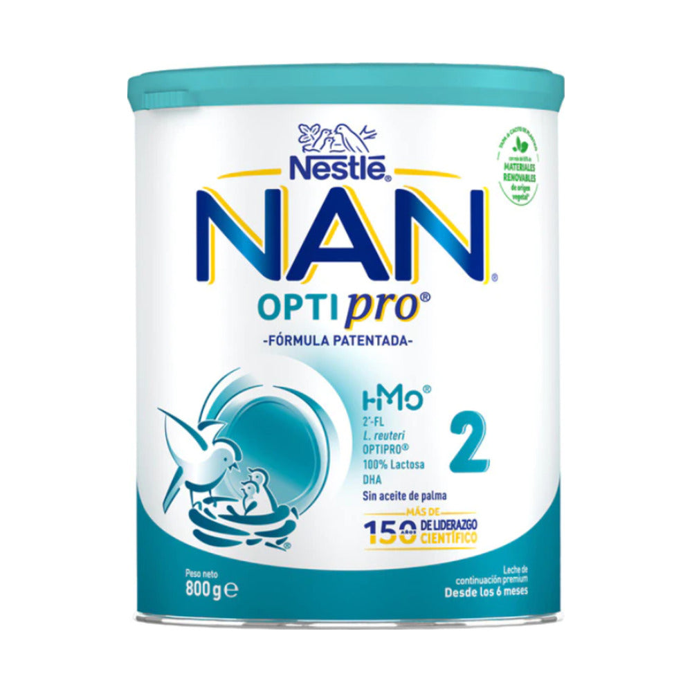 NAN OPTIPRO 2 LECHE DE CONTINUACION 800 G