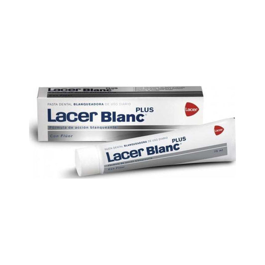 LACERBLANC PLUS BLANQUEADORA USO DIARIO PASTA DENTAL 1 ENVASE 75 ML SABOR D- CITRUS
