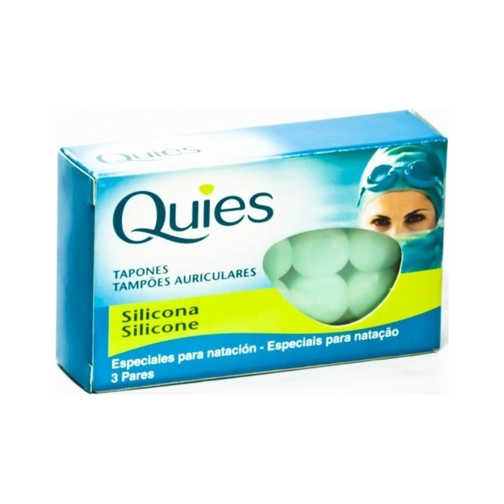 TAPONES OIDOS SILICONA QUIES AGUA NATACION NIÑOS 6 U