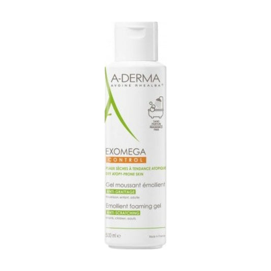 ADERMA EXOMEGA CONTROL GEL LIMPIADOR EMOLIENTE 500 ML