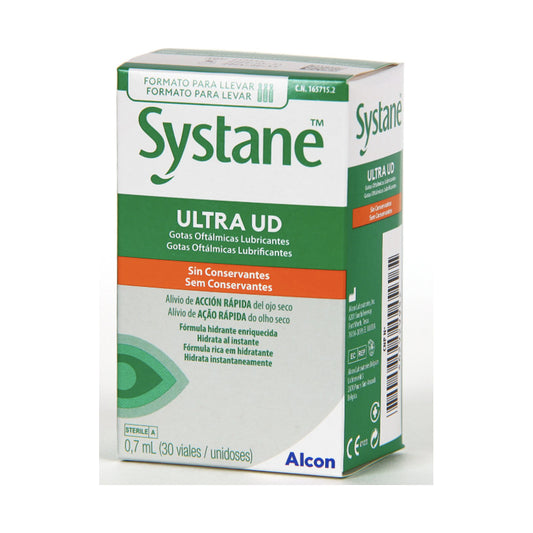 SYSTANE ULTRA UD UNIDOSIS GOTAS OFTALMICAS LUBRICANTES 30 MONODOSIS