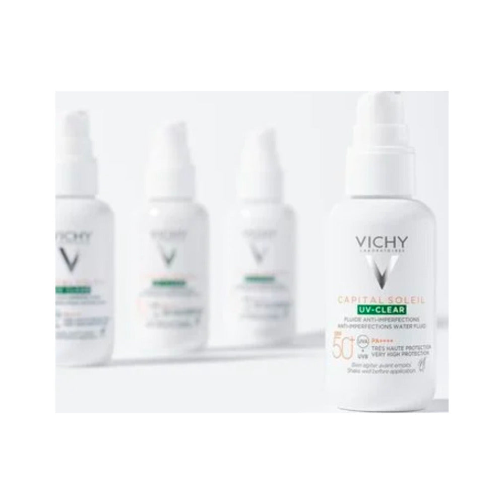 VICHY SOLAR UV CLEAR WATER FLUID SPF50+ 40ML