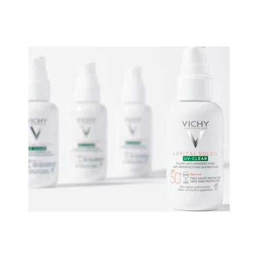 VICHY SOLAR UV CLEAR WATER FLUID SPF50+ 40ML