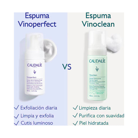 CAUDALIE VINOPERFECT MOUSSE MICROPEELING ECLAT 100ML