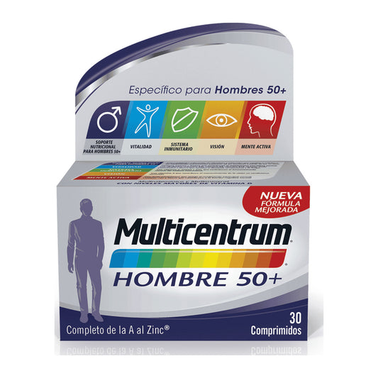 MULTICENTRUM HOMBRE 50+  30 COMPRIMIDOS