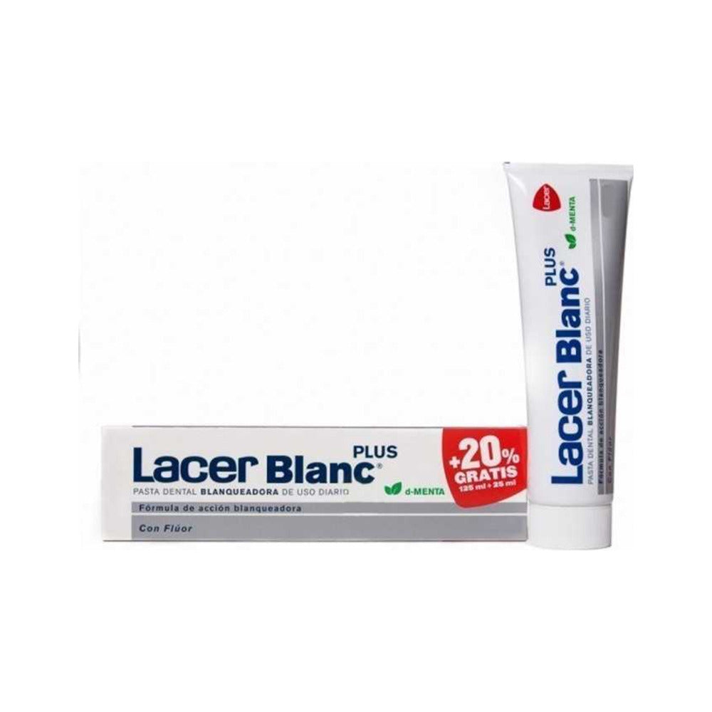 LACERBLANC PLUS BLANQUEADORA USO DIARIO PASTA DENTAL 1 ENVASE 125 ML SABOR D-MENTA