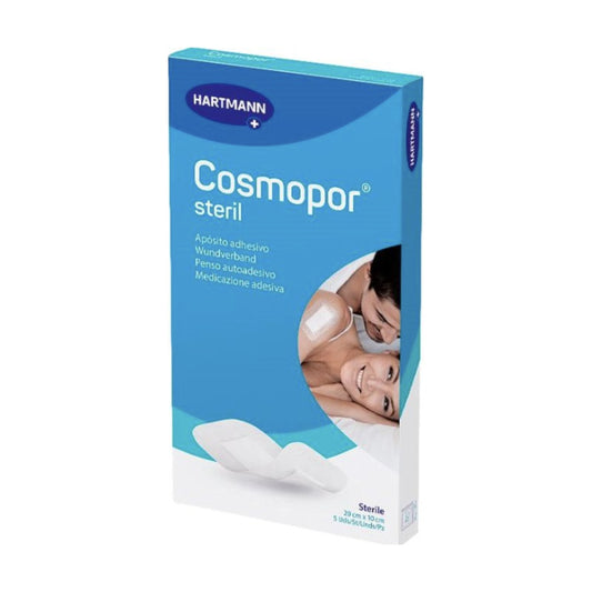 COSMOPOR STERIL APOSITO ESTERIL 20 CM X 10 CM  5 APOSITOS