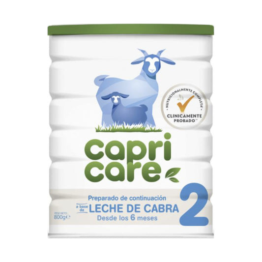 CAPRICARE 2 PREPARADO LACTANTES DESDE 6ºMES LECHE DE CABRA 1 ENVASE 800 G