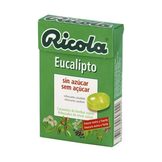 RICOLA CARAMELOS SIN AZUCAR  1 ENVASE 50 G SABOR EUCALIPTUS