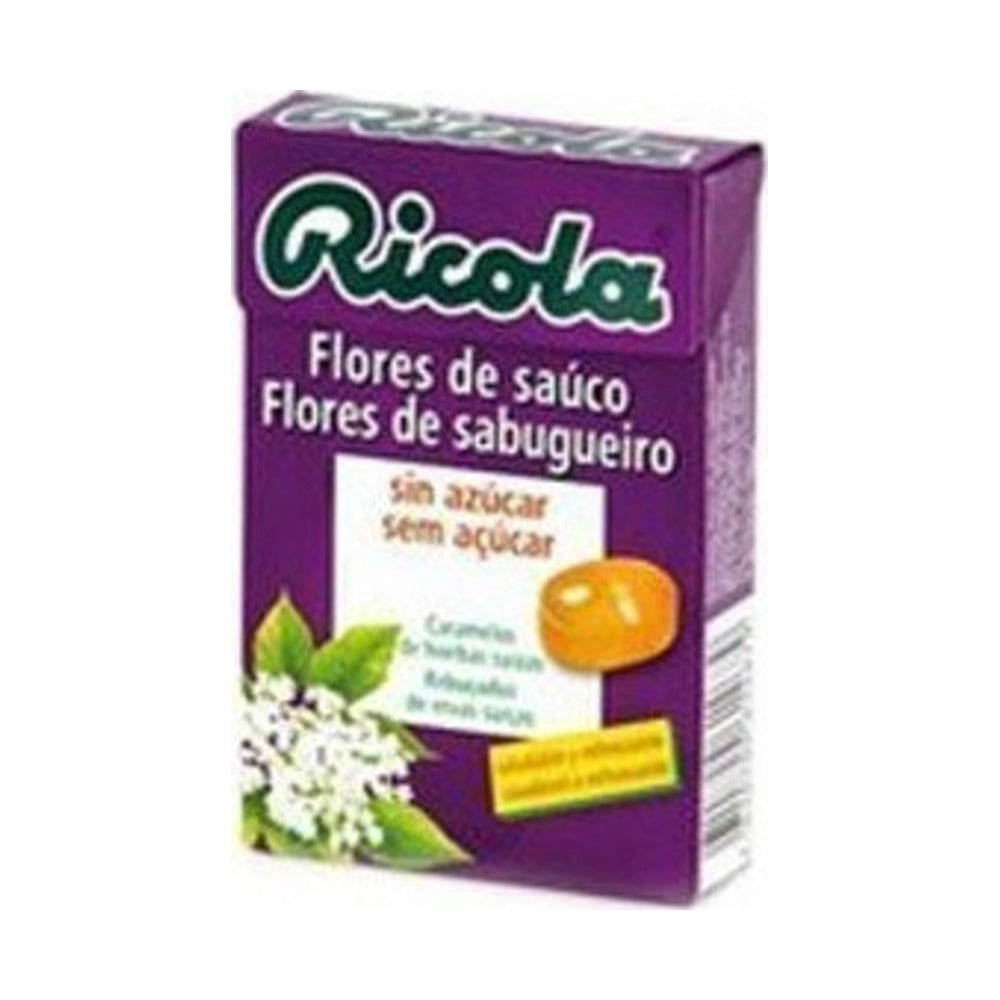 RICOLA CARAMELOS SIN AZUCAR  1 ENVASE 50 G SABOR FLOR DE SAUCO