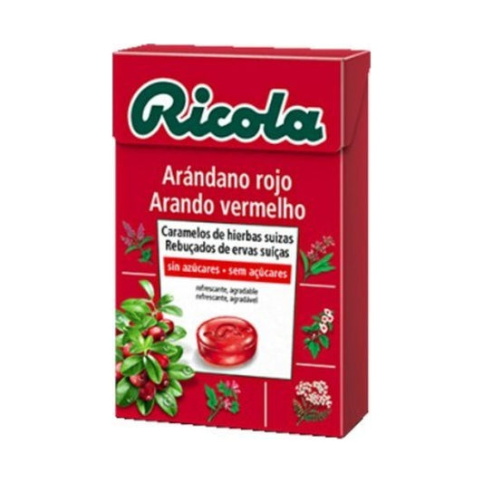 RICOLA CARAMELOS SIN AZUCAR  1 ENVASE 50 G SABOR ARANDANO