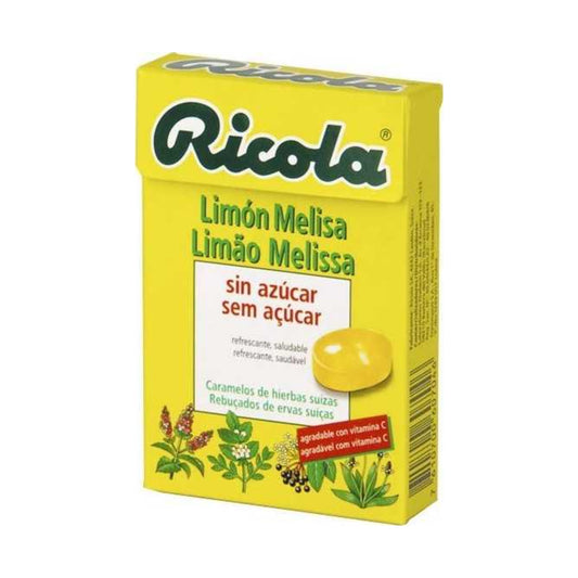 RICOLA PERLAS SIN AZUCAR  1 ENVASE 25 G SABOR LIMON
