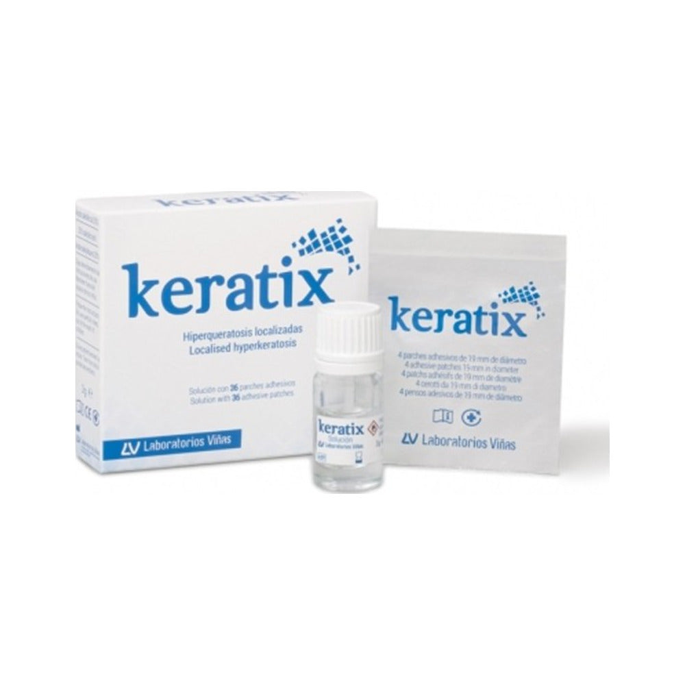 KERATIX SOLUCION + PARCHES ADH  3 G + 36 PARCHES + PINCEL