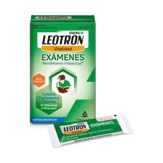 LEOTRON EXAMENES  20 SOBRES BUCODISPERSABLES