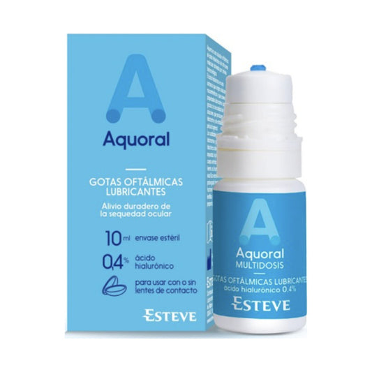 AQUORAL MULTIDOSIS GOTAS OFTALMICAS LUBRICANTES ESTERILES 10 ML