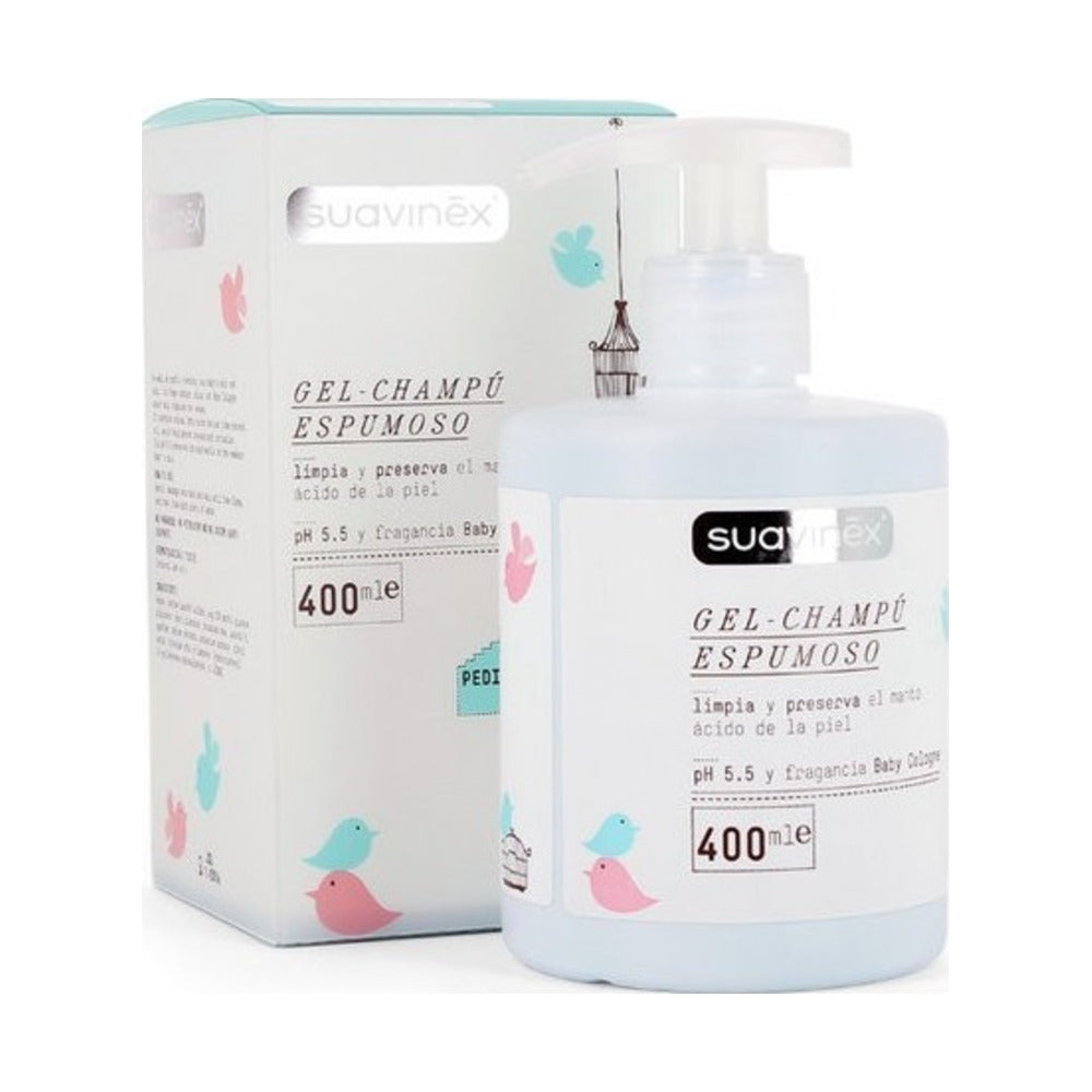 SUAVINEX GEL-CHAMPÚ ESPUMOSO 400ML
