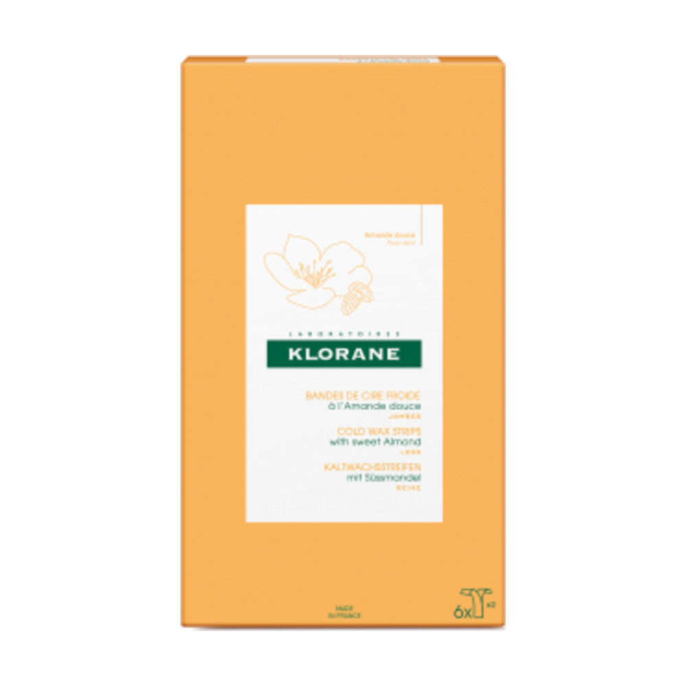 KLORANE CERA DEPILATORIA EN FRIO PIERNAS 6 BANDAS