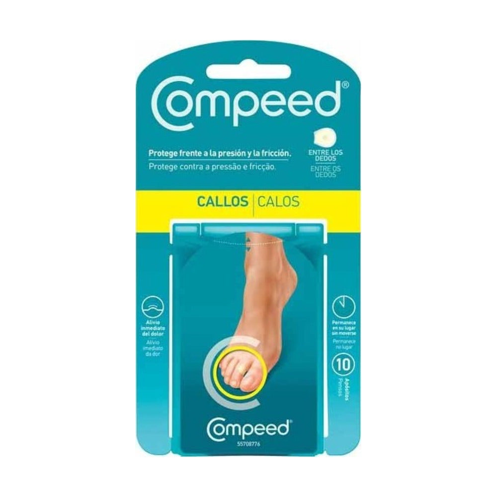 COMPEED PARCHES CALLOS ENTRE DEDOS 10U HIDROCOLOIDE