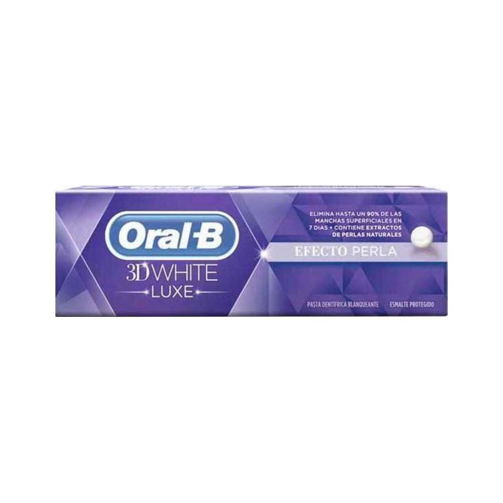 Oral B 3dwhite Luxe Proteccion Del Esmalte Dent  75 Ml