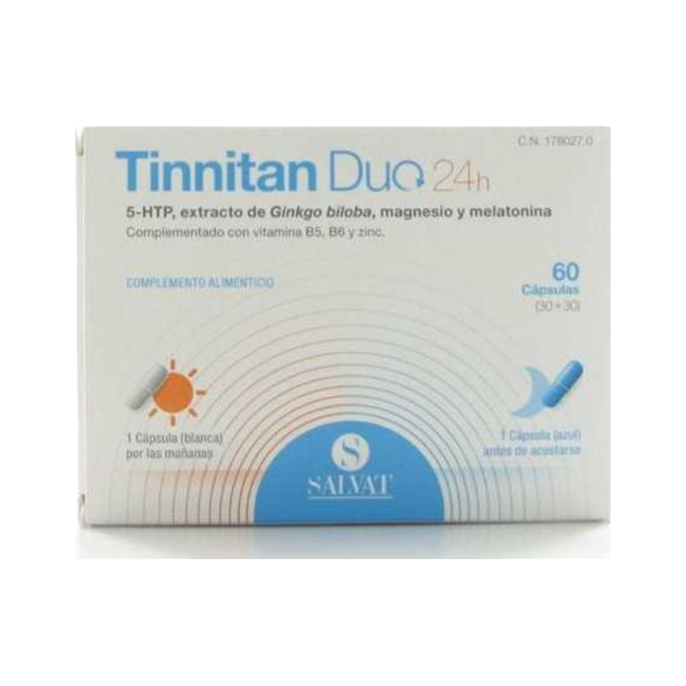 TINNITAN DUO 24 H  30 CAPSULAS +30 CAPSULAS