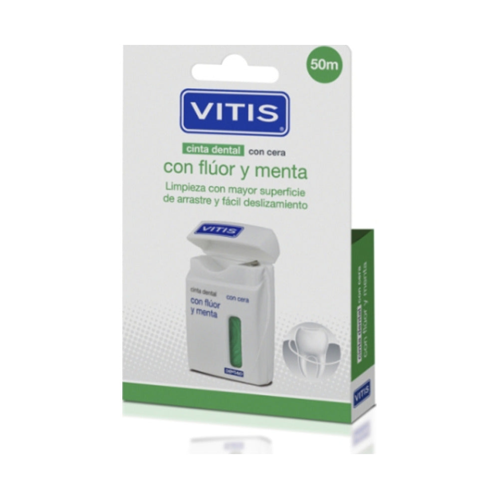VITIS CINTA DENTAL CON FLUOR Y MENTA