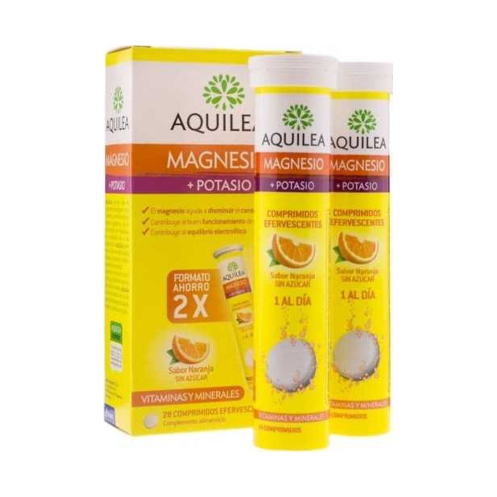 AQUILEA MAGNESIO+ POTASIO  28 COMPRIMIDOS EFERVESCENTES