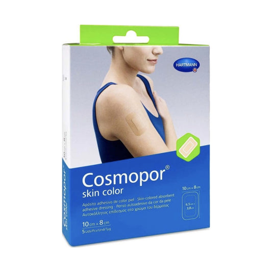 COSMOPOR SKIN COLOR APOSITO ESTERIL 10 CM X 8 CM  5 APOSITOS