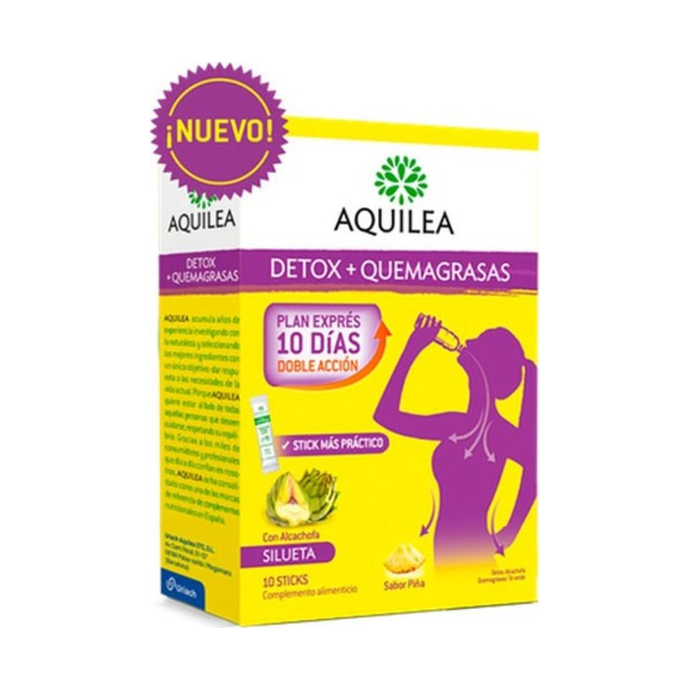 AQUILEA DETOX + QUEMAGRASAS 10 STICKS