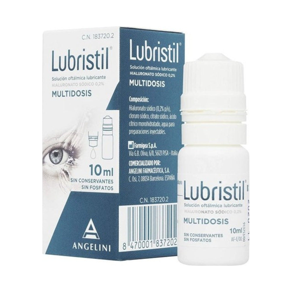 LUBRISTIL SOLUCION OFTALMICA LUBRICANTE  10 ML MULTIDOSIS