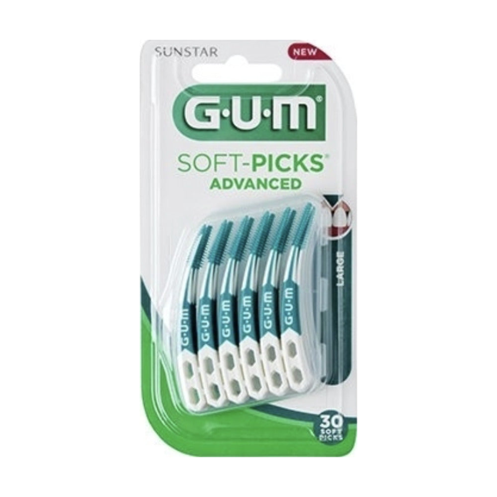 SOFT PICKS PALILLO INTERDENTAL GUM 651 M30 ADVANCED LARGE 30 U