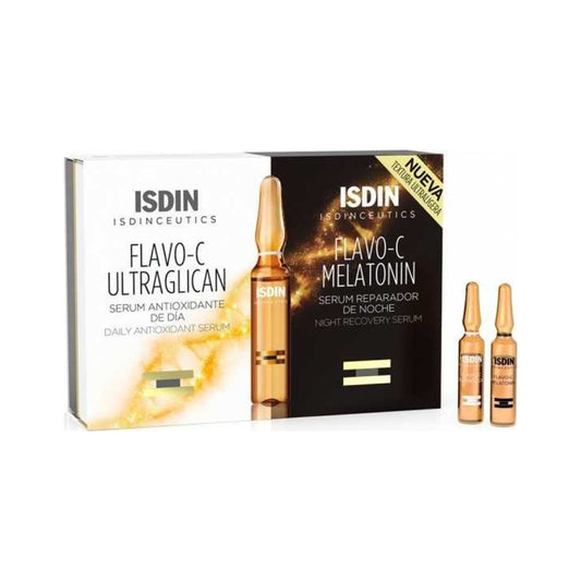 ISDINCEUTICS FLAVO-C ULTRAGLICAN + ISDINCEUTICS FLAVO-C MELATONIN 20 AMPOLLAS