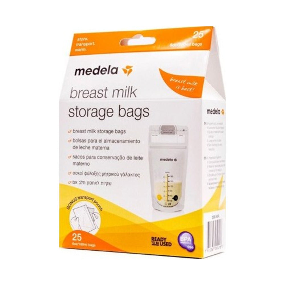 MEDELA BOLSAS DE ALMACENAMIENTO DE LECHE MATERNA 25U 180ML