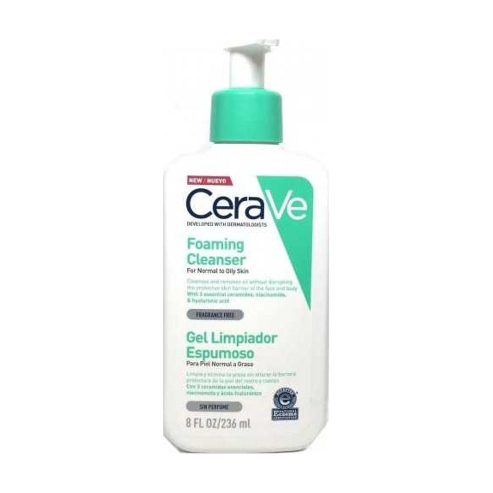 CERAVE GEL LIMPIADOR ESPUMOSO 236 ML