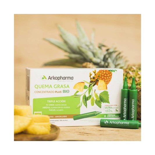 ARKOPFARMA ARKOFLUIDO QUEMA GRASA 20 AMPOLLAS