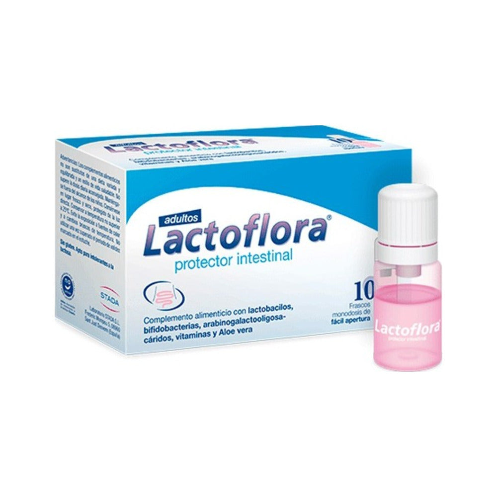 LACTOFLORA PROTECTOR INTESTINAL ADULTO 10 VIALES