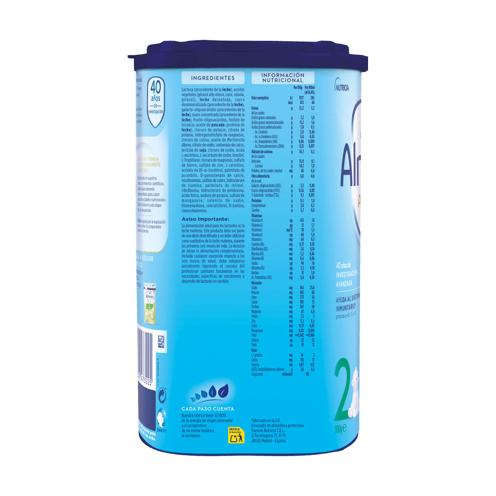 ALMIRON ADVANCE 2 LECHE 800 G