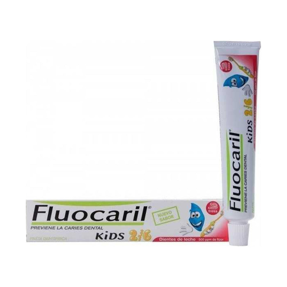 FLUOCARIL KIDS 0-6 AÑOS  1 ENVASE 50 ML SABOR FRESA