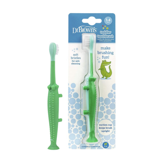 DR BROWN´S CEPILLO DENTAL INFANTIL COCODRILO 1-4 AÑOS