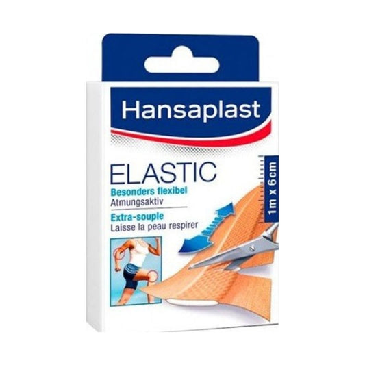 HANSAPLAST ELASTIC APOSITO ADHESIVO TIRA 1 M X 6 CM