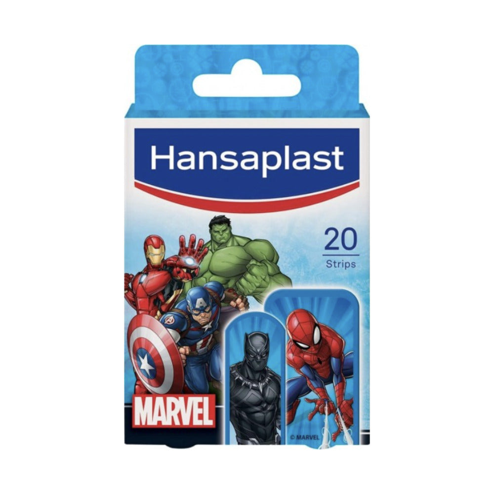 HANSAPLAST MARVEL APOSITO ADHESIVO 2 TAMAÑOS 20 STRIPS