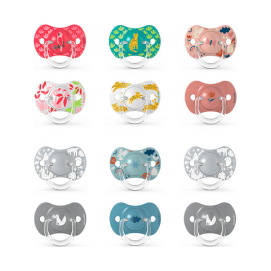 SUAVINEX CHUPETE CON TETINA FISIOLOGICA SILICONA 6-18 MESES 2 UNIDADES